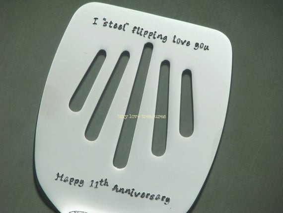 11Th Anniversary Gift Ideas
 I steel flipping love you 11th Anniversary personalized