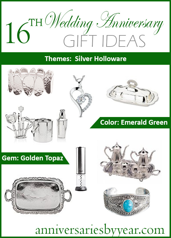 16Th Wedding Anniversary Gift Ideas For Him
 16th Anniversary Gift Ideas