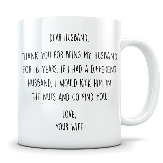 16Th Wedding Anniversary Gift Ideas For Him
 16th anniversary ts for men 16th anniversary t for