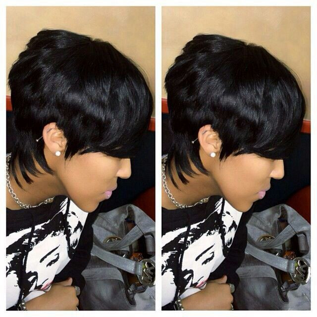 27 Piece Weave Short Hairstyle
 27 piece quick weave