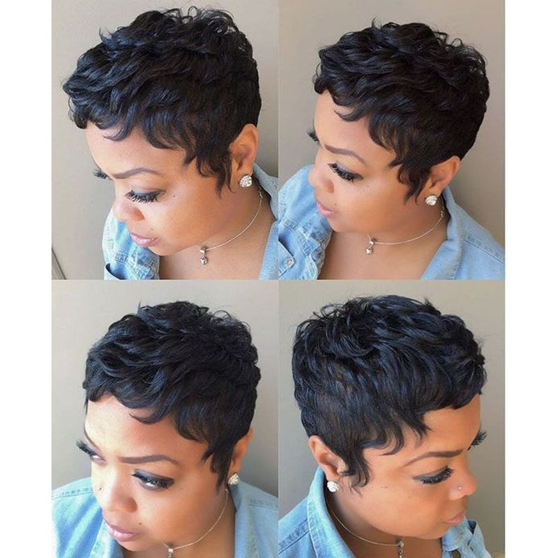 27 Piece Weave Short Hairstyle
 27 Pieces Short Human Straight Hair Weave With Free