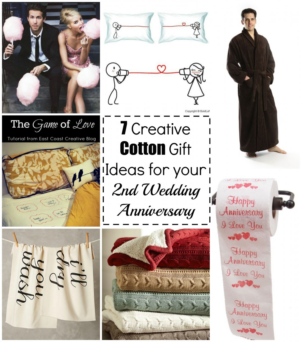 2Nd Anniversary Gift Ideas For Her
 7 Cotton Gift Ideas for your 2nd Wedding Anniversary
