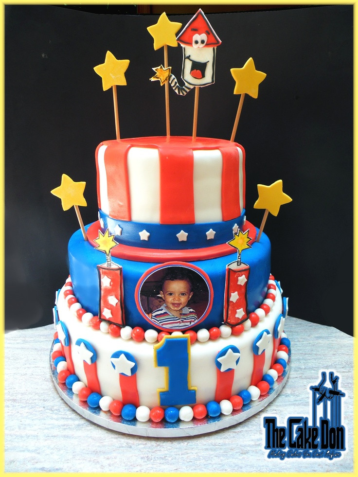4Th Of July Birthday Cake
 256 best 4th of July Cakes images on Pinterest