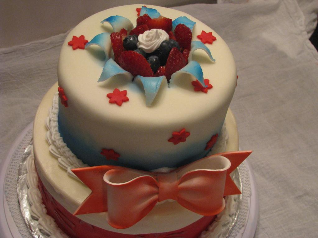 4Th Of July Birthday Cake
 You have to see fourth of July Birthday Cake by KaliKakes