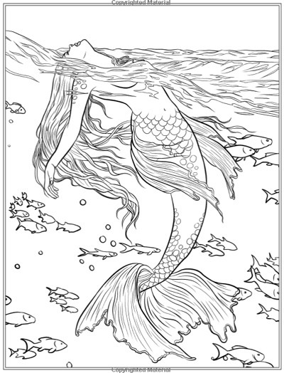 Adult Mermaid Coloring Pages
 Best Mermaid Coloring Pages & Coloring Books Cleverpedia