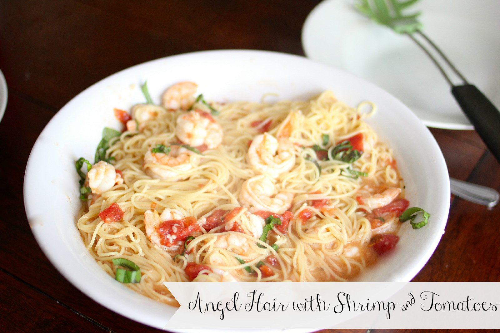 Angel Hair Pasta And Shrimp
 Golden Boys and Me Angel Hair with Shrimp & Tomatoes