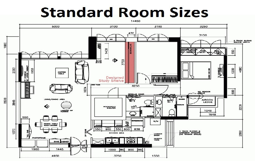 Average Bedroom Dimensions
 room