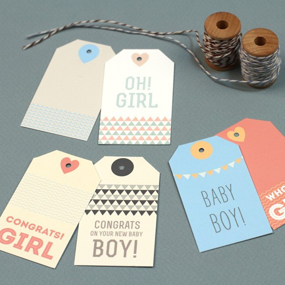 Baby Shower Gift Tags Printable
 New Baby Gift Tags Printable by Basic Invite