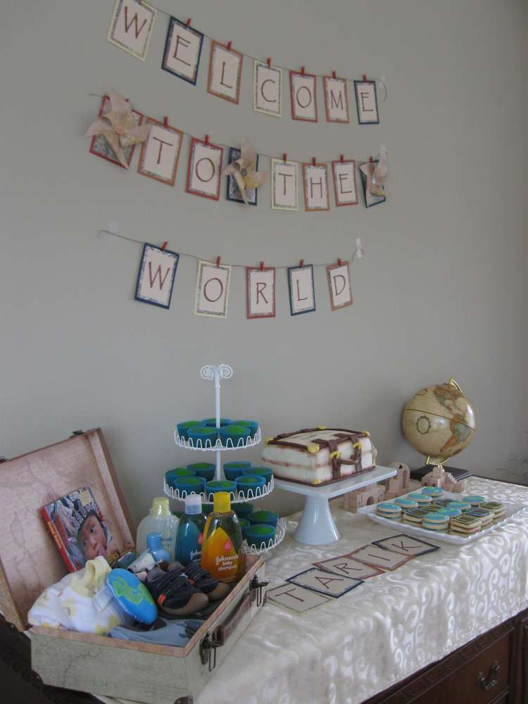 Baby Welcoming Party Ideas
 Wel e to the World Baby Shower Party Ideas