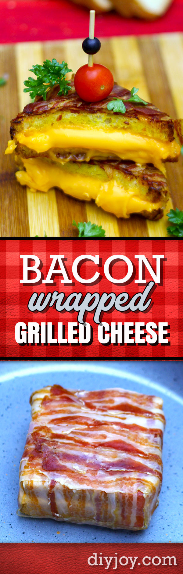 Bacon Wrapped Grilled Cheese Sandwiches
 This Bacon Wrapped Grilled Cheese Just Won Sandwiches Forever