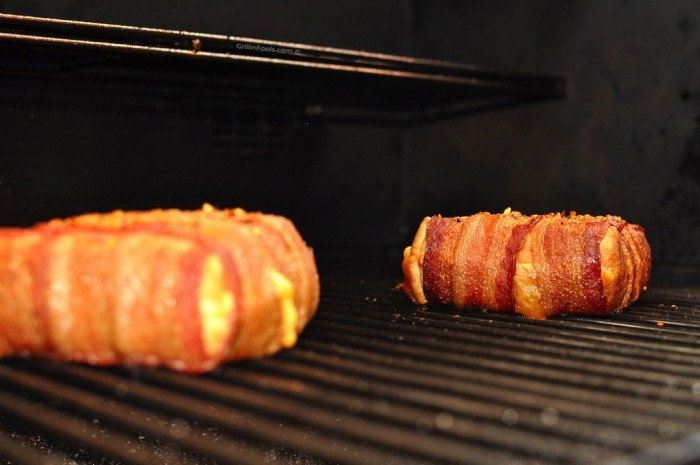 Bacon Wrapped Grilled Cheese Sandwiches
 Bacon Wrapped Grilled Cheese