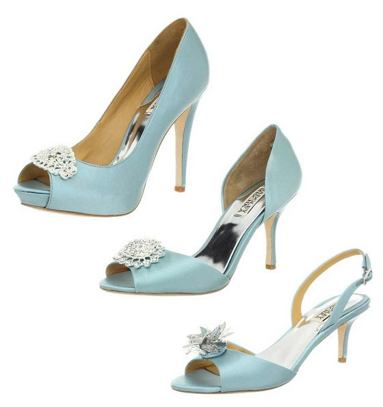 Badgley Mischka Blue Wedding Shoes
 2019 Designer Badgley Mischka nile blue shoes for women
