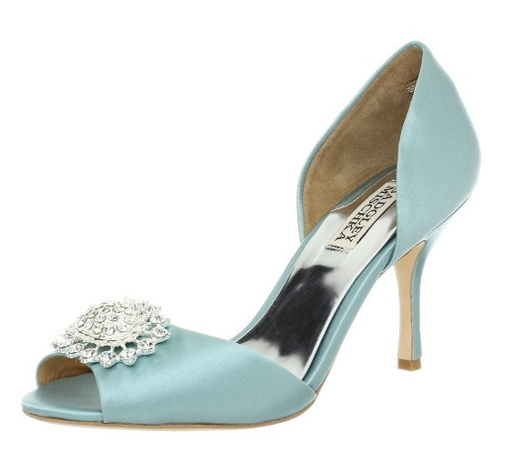 Badgley Mischka Blue Wedding Shoes
 2019 Badgley Mischka lacie pump bridal wedding shoes