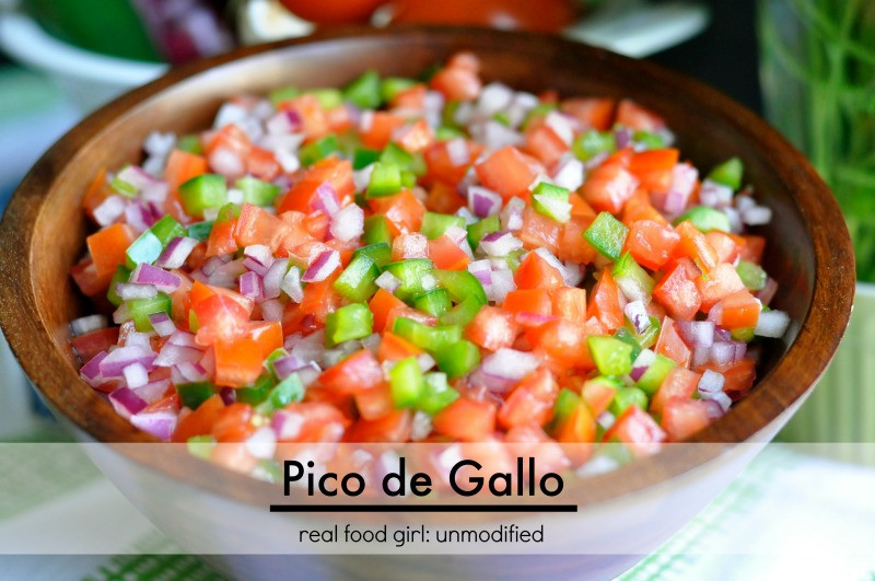 Basic Salsa Recipe
 Salsa Fresca Real Food Pico de Gallo