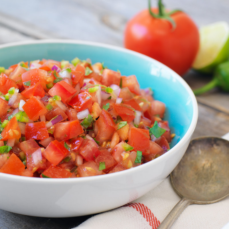 Basic Salsa Recipe
 Basic Tomato Salsa