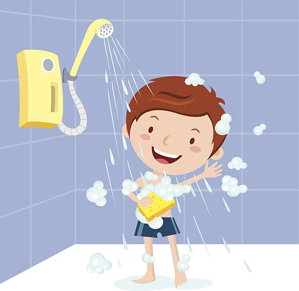 Bathroom Clipart For Kids
 Best Taking A Bath Illustrations Royalty Free Vector