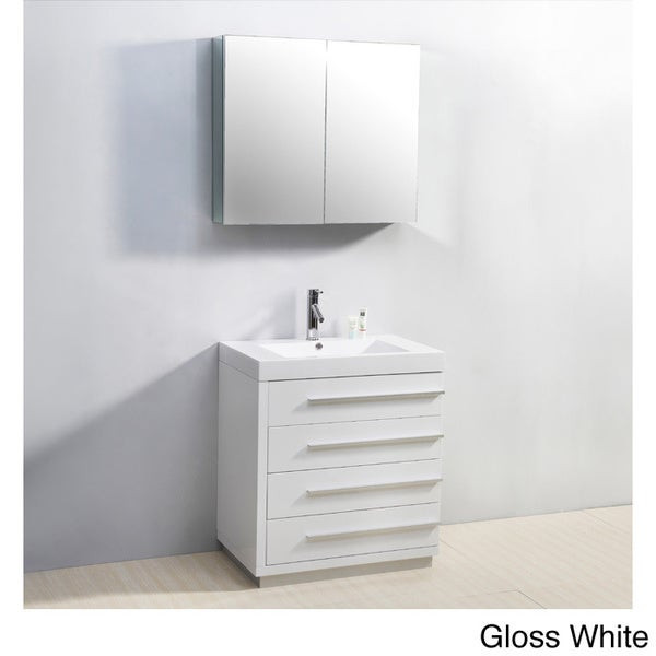 Bathroom Vanity Made In Usa
 Virtu USA Bailey 30 inch Single sink Bathroom Vanity Set