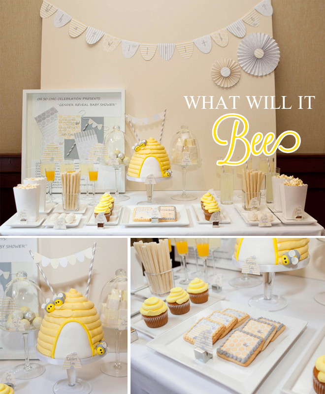 Bee Gender Reveal Party Ideas
 "What Will it Bee " Gender Reveal Shower