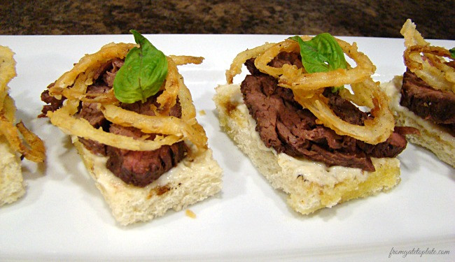 Beef Tenderloin Appetizer Recipes
 Beef Tenderloin Crostini with Horseradish Cream and Crispy