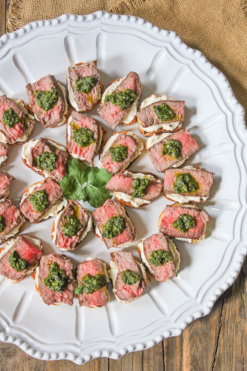 Beef Tenderloin Appetizer Recipes
 Beef Tenderloin Crostini with Whipped Goat Cheese and