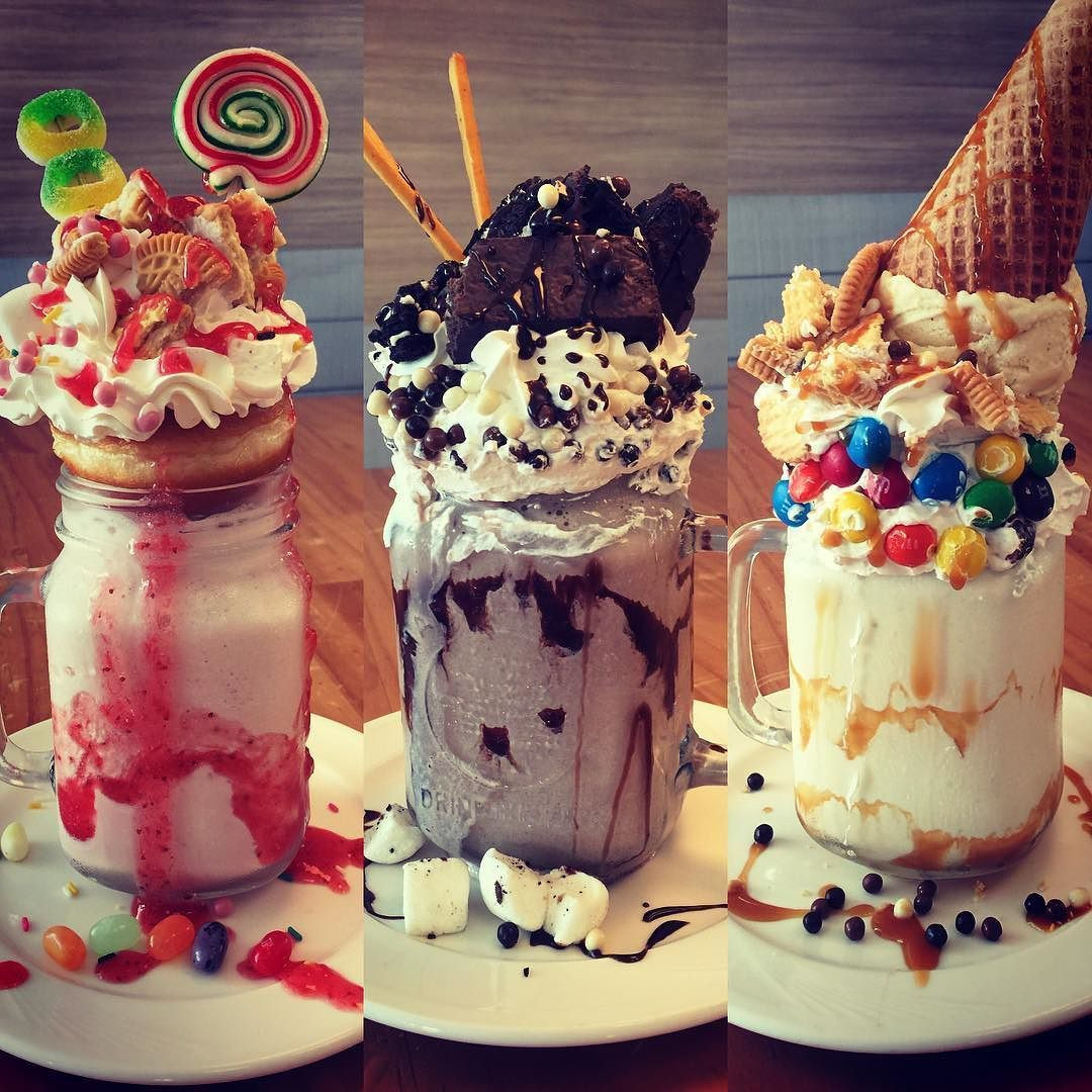 Beverages &amp; Frosty Dairy Desserts
 freakshakes by troye538 milkshakes