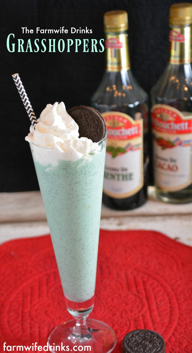 Beverages &amp; Frosty Dairy Desserts
 Grasshoppers Frozen Mint Chocolate Cocktail Drinks The