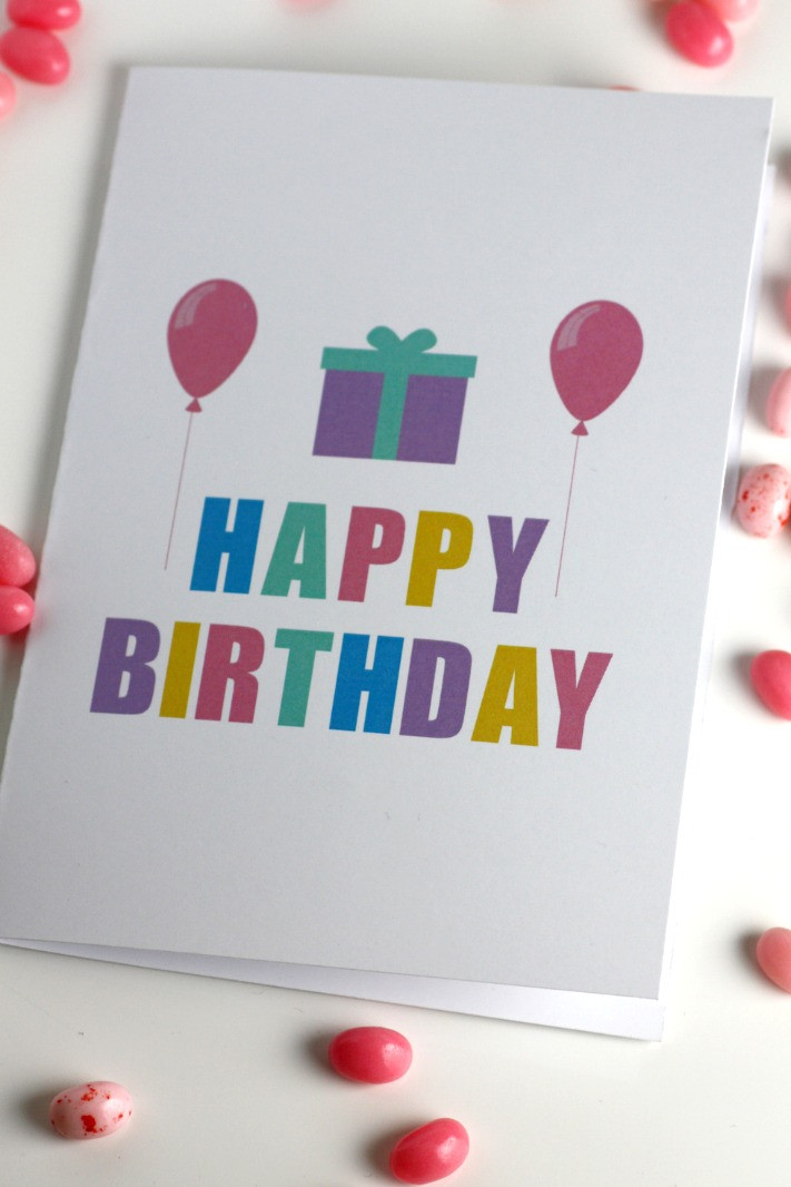 Birthday Cards To Print
 Free Printable Blank Birthday Cards