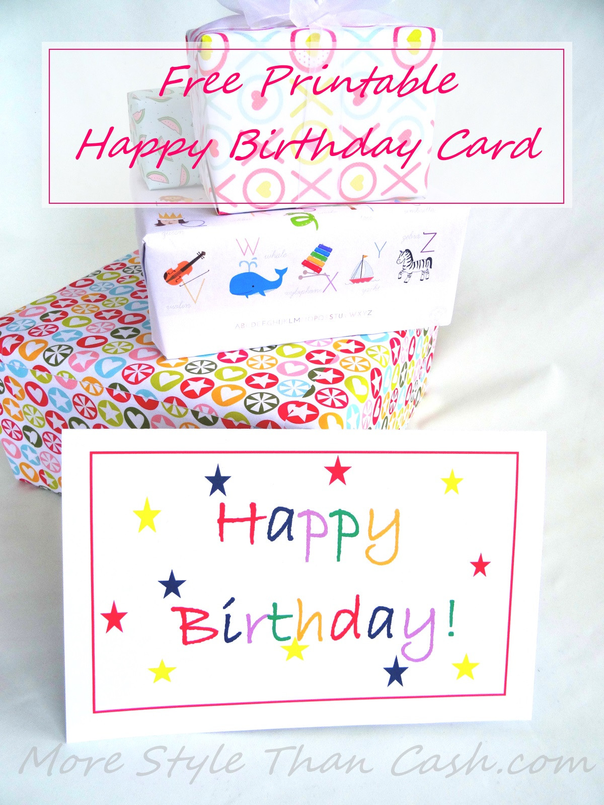 Birthday Cards To Print
 Free Printable Birthday Card