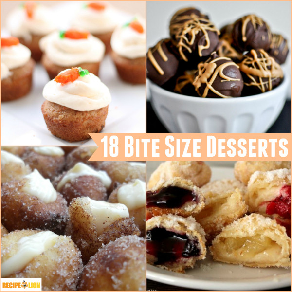 Bite Size Desserts
 e Bite Delights 18 Bite Size Desserts RecipeChatter