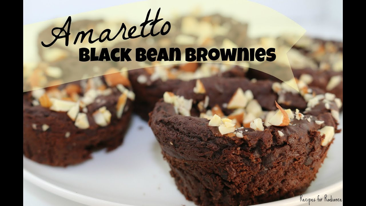 Black Bean Brownies Vegan
 Amaretto Black Bean Brownies Vegan Gluten Free