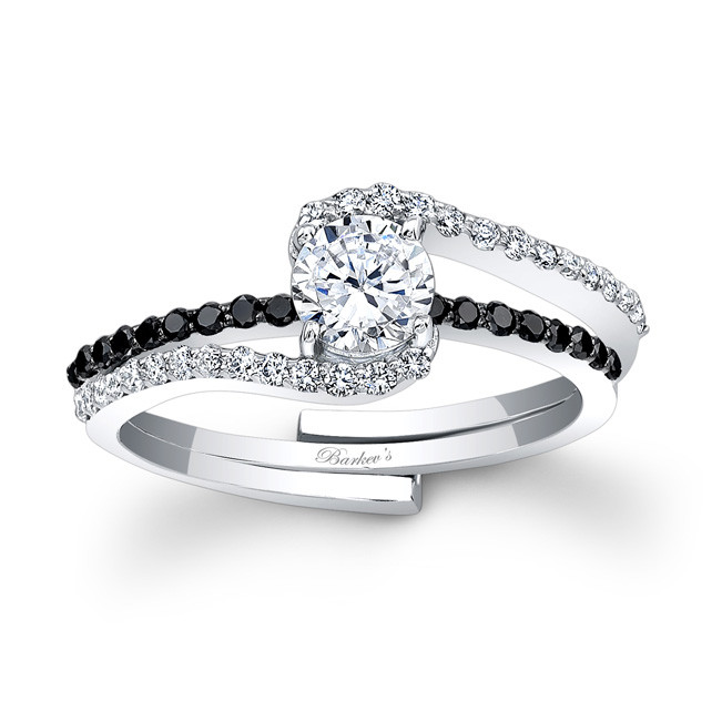 Black Diamond Engagement Ring Sets
 Barkev s Black Diamond Engagement Set 7907SBK