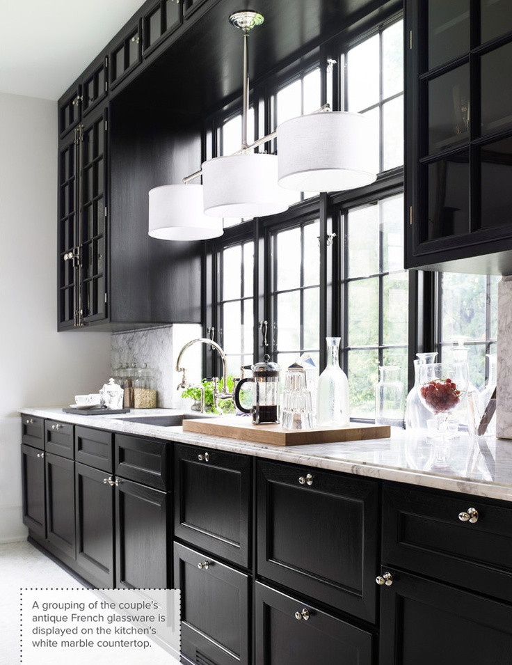 Black White Kitchen
 e Color Fits Most Black Kitchen Cabinets