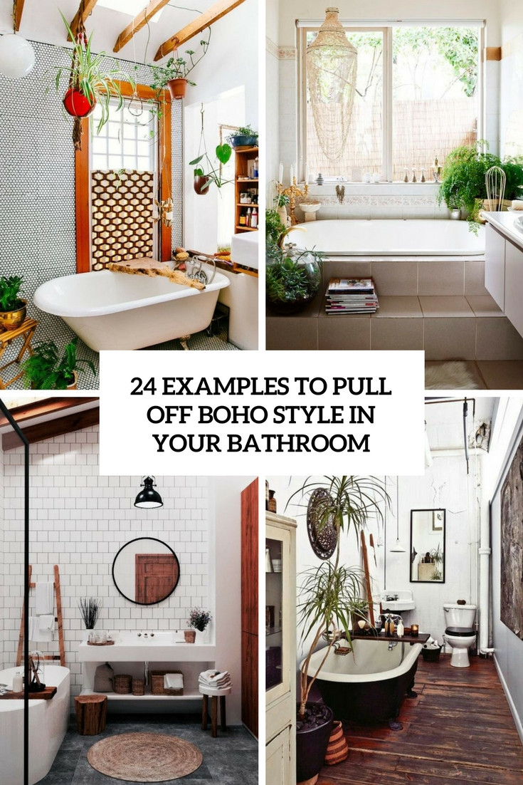 Boho Bathroom Decor
 24 Examples To Pull f Boho Style In Your Bathroom DigsDigs