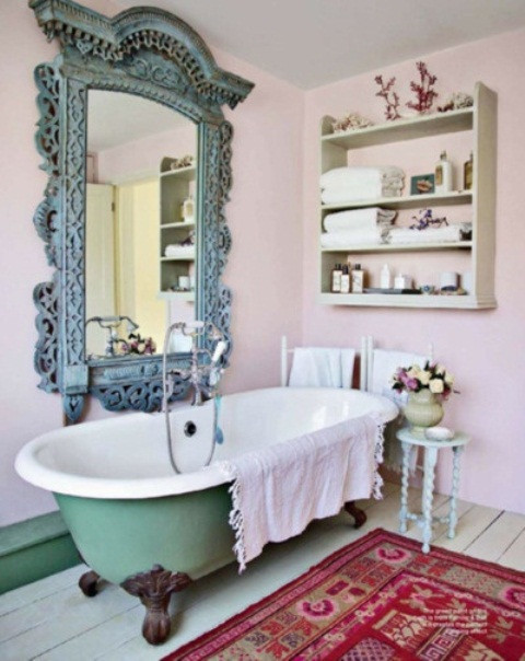 Boho Bathroom Decor
 36 Bright Bohemian Bathroom Design Ideas DigsDigs