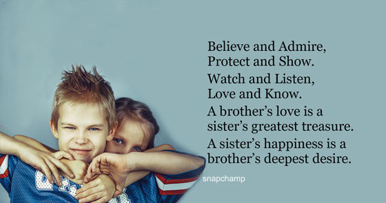 Bro Sis Relationship Quotes
 Brother And Sister Love Quotes 20