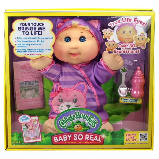 Cabbage Patch Baby So Real Reviews
 Cabbage Patch Kids 14" Baby So Real Blonde Hair Blue
