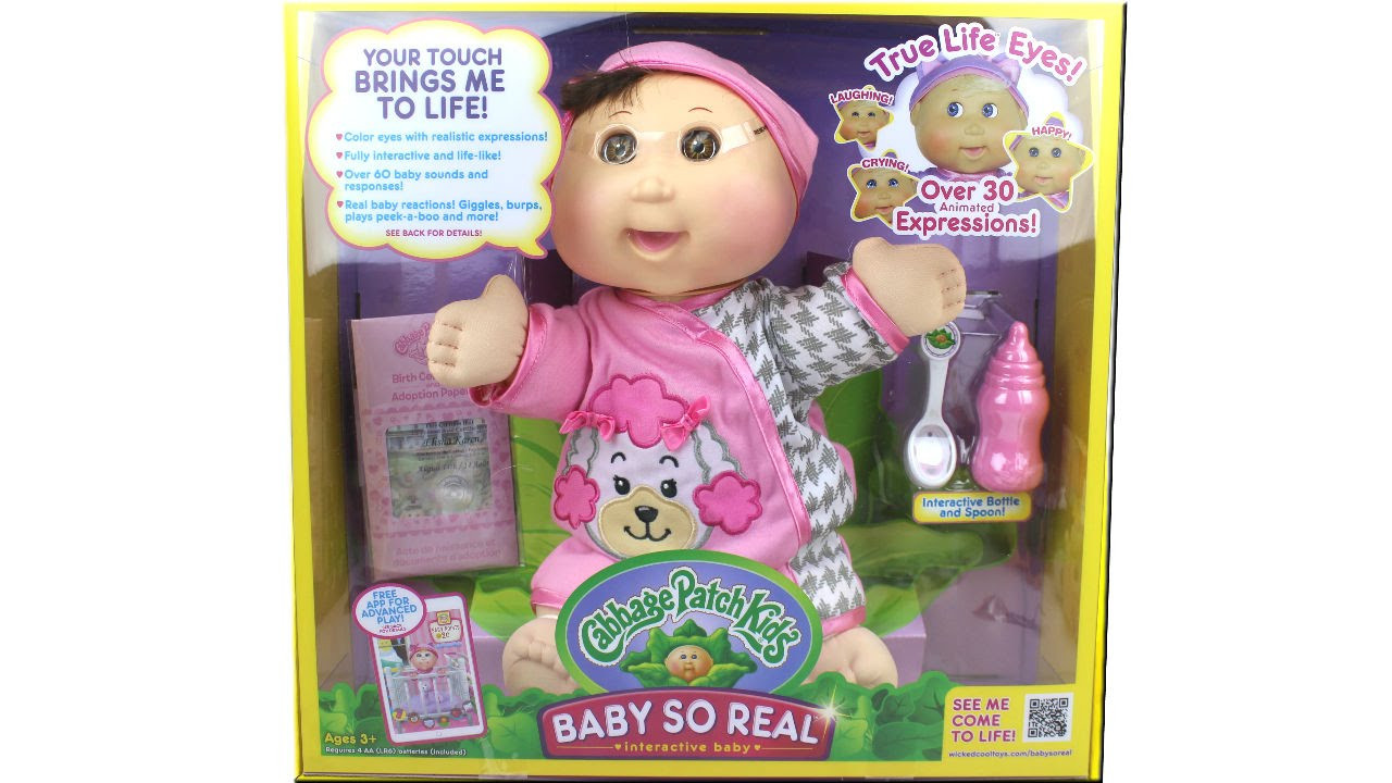 Cabbage Patch Baby So Real Reviews
 Cabbage Patch Kids Baby So Real Interactive Baby Doll