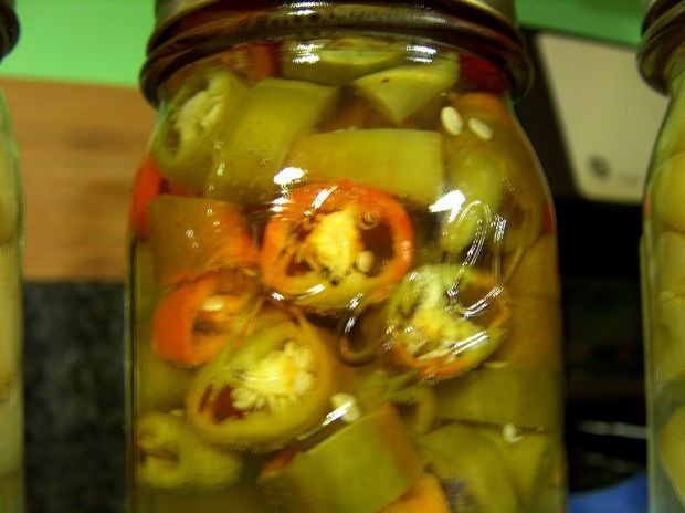 Canning Banana Peppers Rings Recipes
 Pickled Hot Pepper Rings