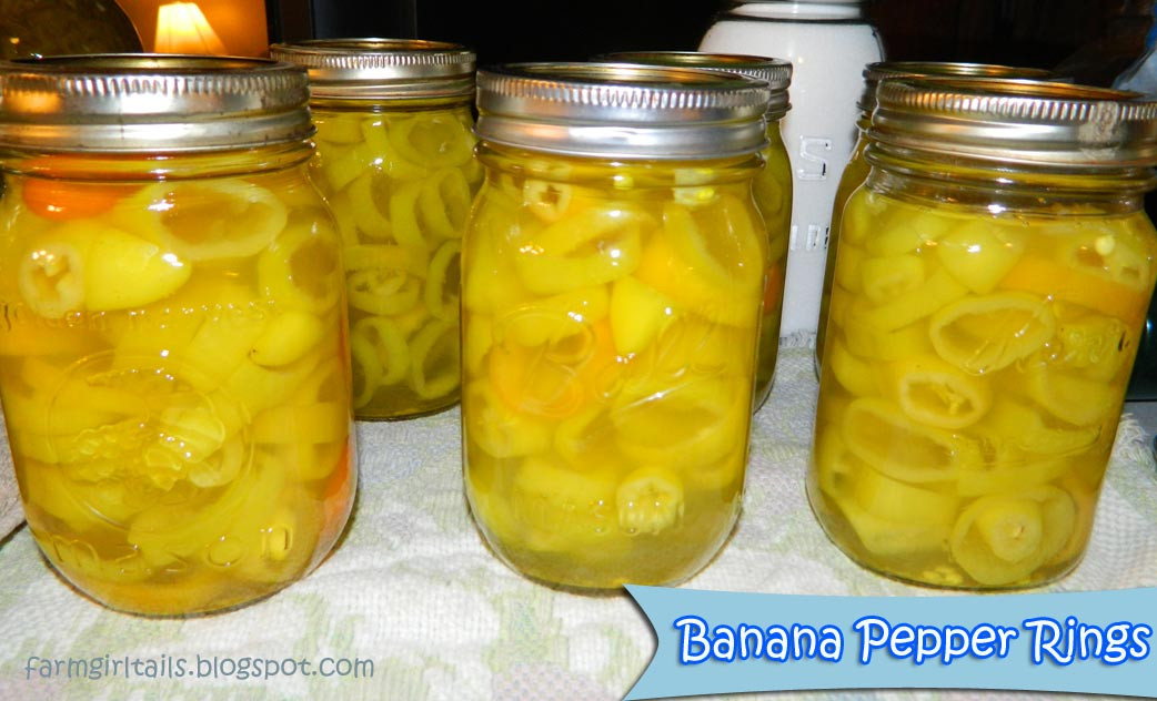Canning Banana Peppers Rings Recipes
 Farm Girl Tails Banana Pepper Rings