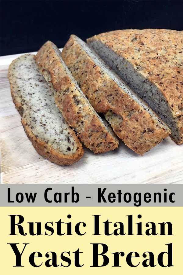Carbs In Italian Bread
 This recipe for low carb rustic Italian bread is a real
