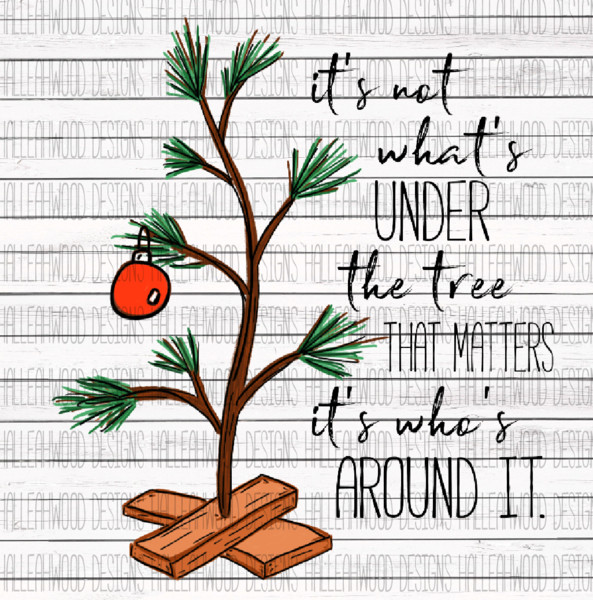 Charlie Brown Christmas Quote
 Charlie Brown Fan Art Christmas Tree with quote – Halleahwood