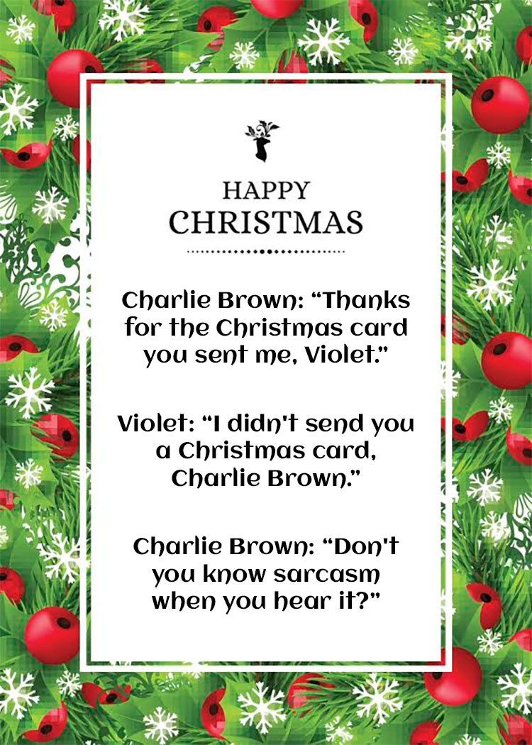 Charlie Brown Christmas Quote
 Christmas Quotes from Charlie Brown Christmas Earn The