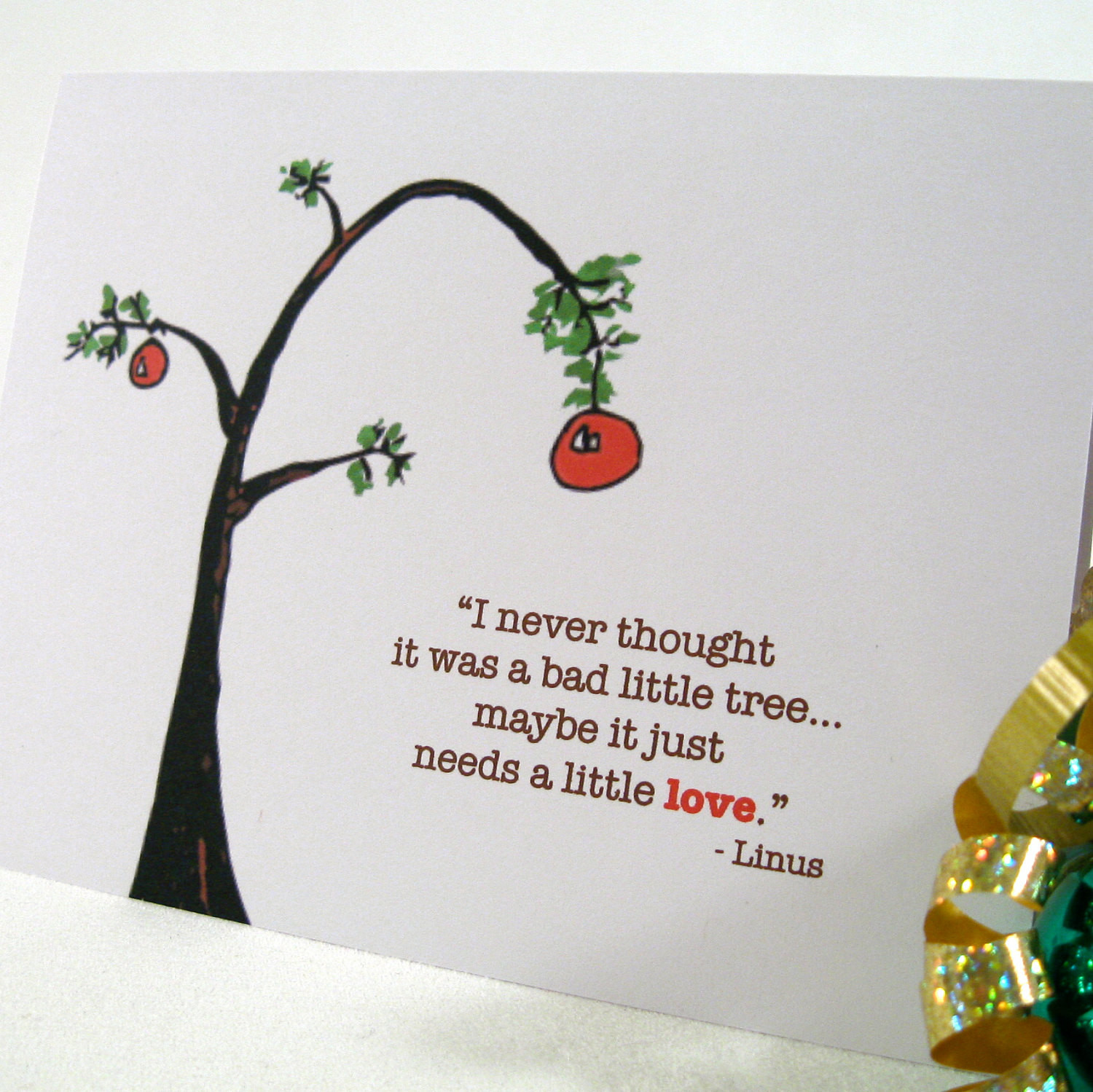 Charlie Brown Christmas Quote
 Holiday Christmas Card Set Charlie Brown Christmas Six