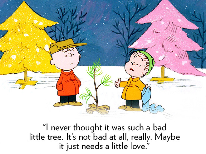Charlie Brown Christmas Quote
 Pennsylvania Ugly Christmas Tree People