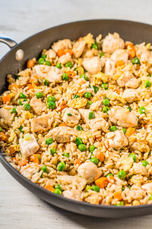 Chicken Fried Rice Recipes Easy
 Easy Better Than Takeout Chicken Fried Rice Averie Cooks