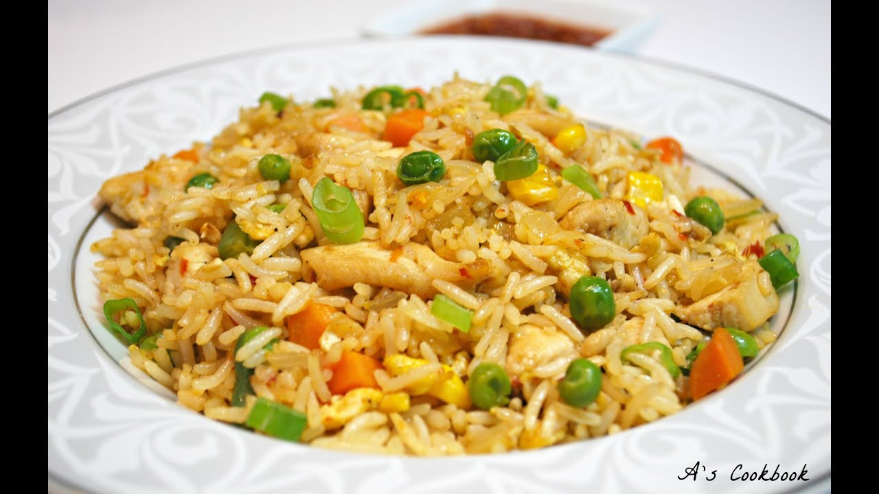 Chicken Fried Rice Recipes Easy
 Simple Chicken Fried Rice Recipe Indo Chinese