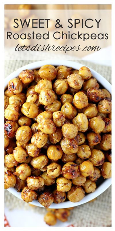Chickpea Snacks Recipe
 Sweet and Spicy Roasted Chickpeas Recipe