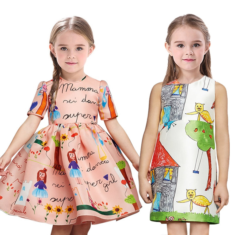 Children Fashion Clothes
 Promotion girls dress new 2016 kids clothes girl vestidos