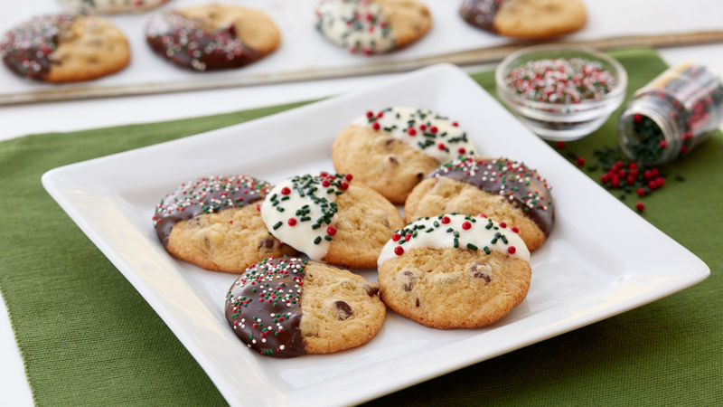 Christmas Choc Chip Cookies
 Easy Chocolate Chip Christmas Cookies Small Batch