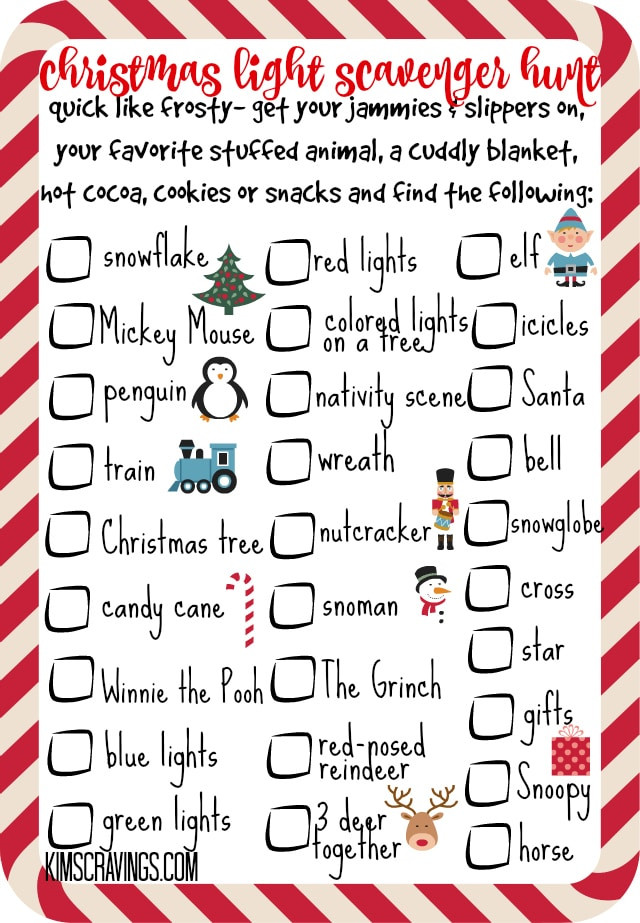 Christmas Party Scavenger Hunt Ideas
 Gingerbread Hot Cocoa Naturally Sweetened A Printable